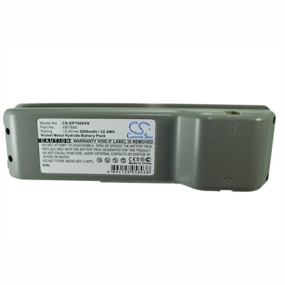 10.8V, 3000mAh, Ni-MH Battery fits Shark, Sv800, Sv800c, 32.4Wh