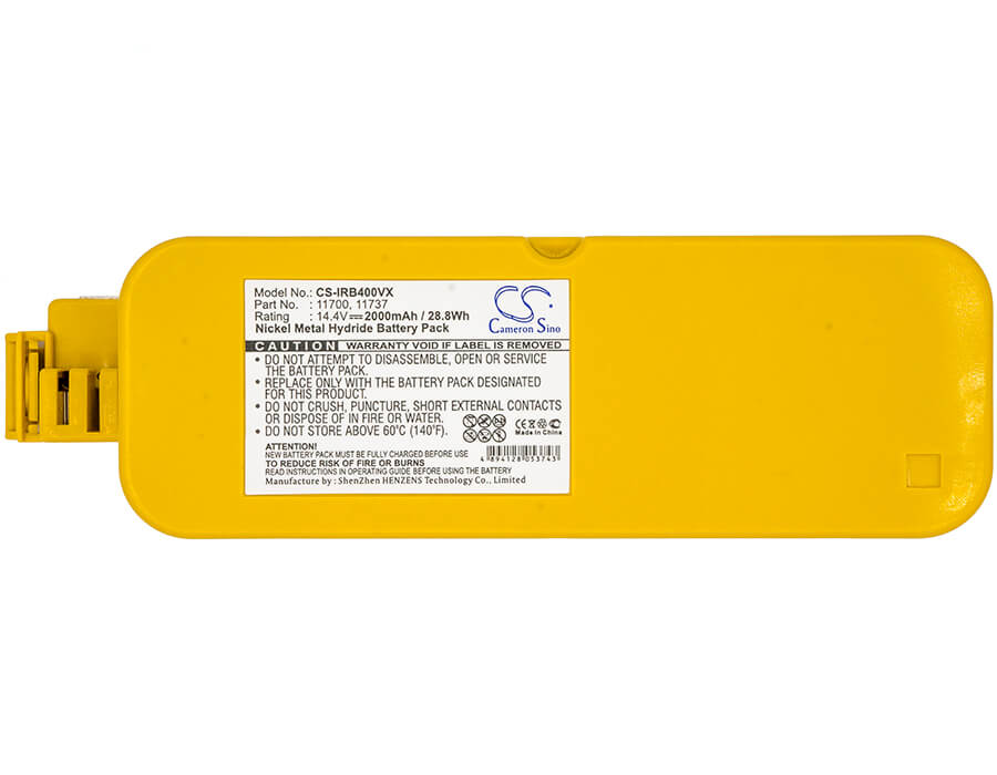 14.4V, 2000mAh, Ni-MH Battery fits Cleanfriend, M488, 28.8Wh