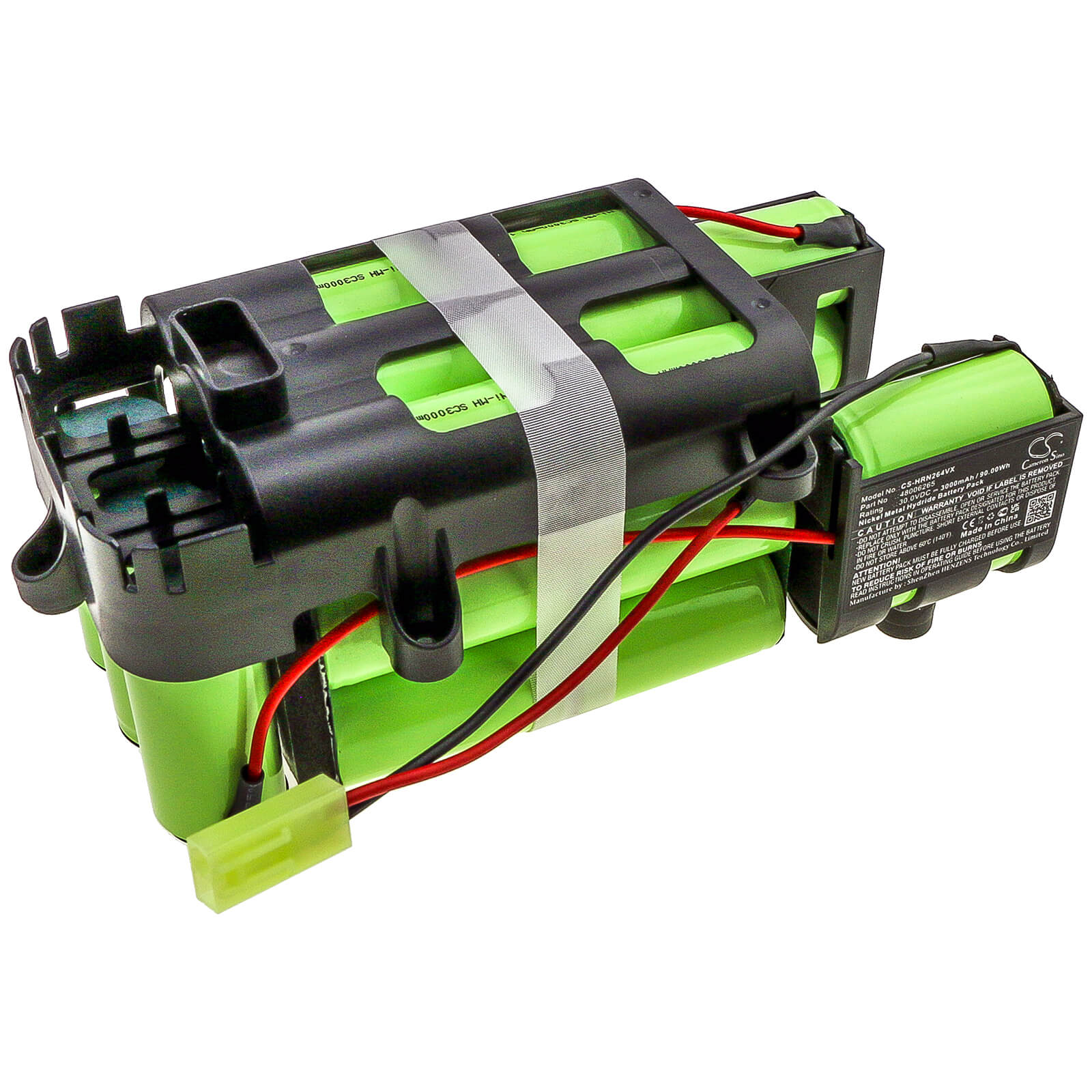 30.0V, 3000mAh, Ni-MH Battery fits Hoover, Athn30gr011, Athv30rm011, 90Wh