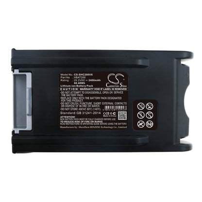 25.2V, 2400mAh, Li-ion Battery fits Shark, F30, Ic200c, 60.48Wh