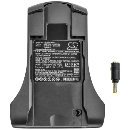 25.2V, 2000mAh, Li-ion Battery fits Shark, Ic160ukt, Icz160uk, 50.4Wh