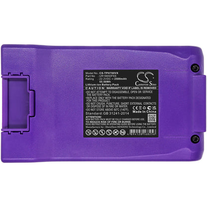 22.2V, 2500mAh, Li-ion Battery fits Hosome, Tph07, 55.5Wh