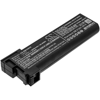 7.2V, 4000mAh, Li-ion Battery fits Irobot, Looj 330, Looj 330 Gutter Cleaning Robot, 28.8Wh