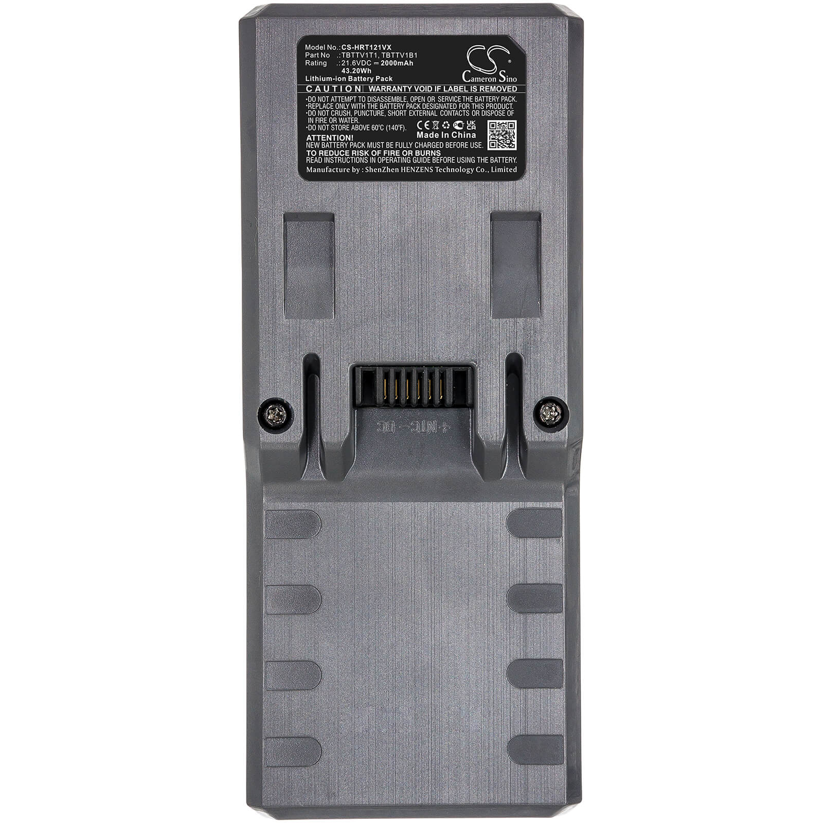 21.6V, 2000mAh, Li-ion Battery fits Hoover, Fd22 Freedom, Fd22bc, 43.2Wh