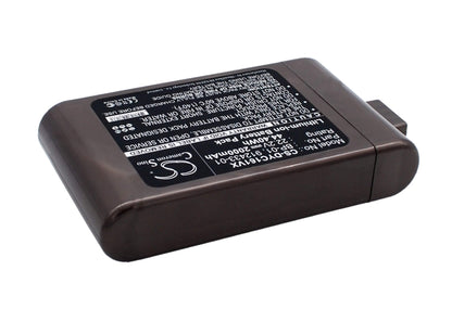 22.2V, 2000mAh, Li-ion Battery fits Dyson, D12 Cordless Vacuum, Dc16, 44.4Wh