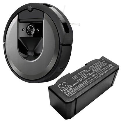 14.4V, 6800mAh, Li-ion Battery fits Irobot, 7150, I31502f, 97.92Wh