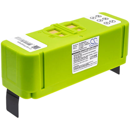 14.4V, 4000mAh, Li-ion Battery fits Irobot, Roomba 614, Roomba 615, 57.6Wh