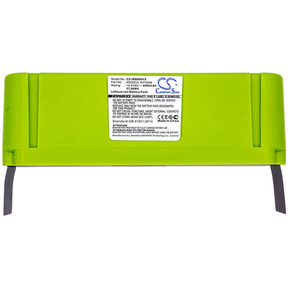 14.4V, 4000mAh, Li-ion Battery fits Irobot, Roomba 614, Roomba 615, 57.6Wh