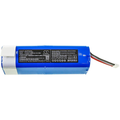 14.4V, 6400mAh, Li-ion Battery fits Ecovacs, Dbx11-11/21, Deebot T8, 92.16Wh
