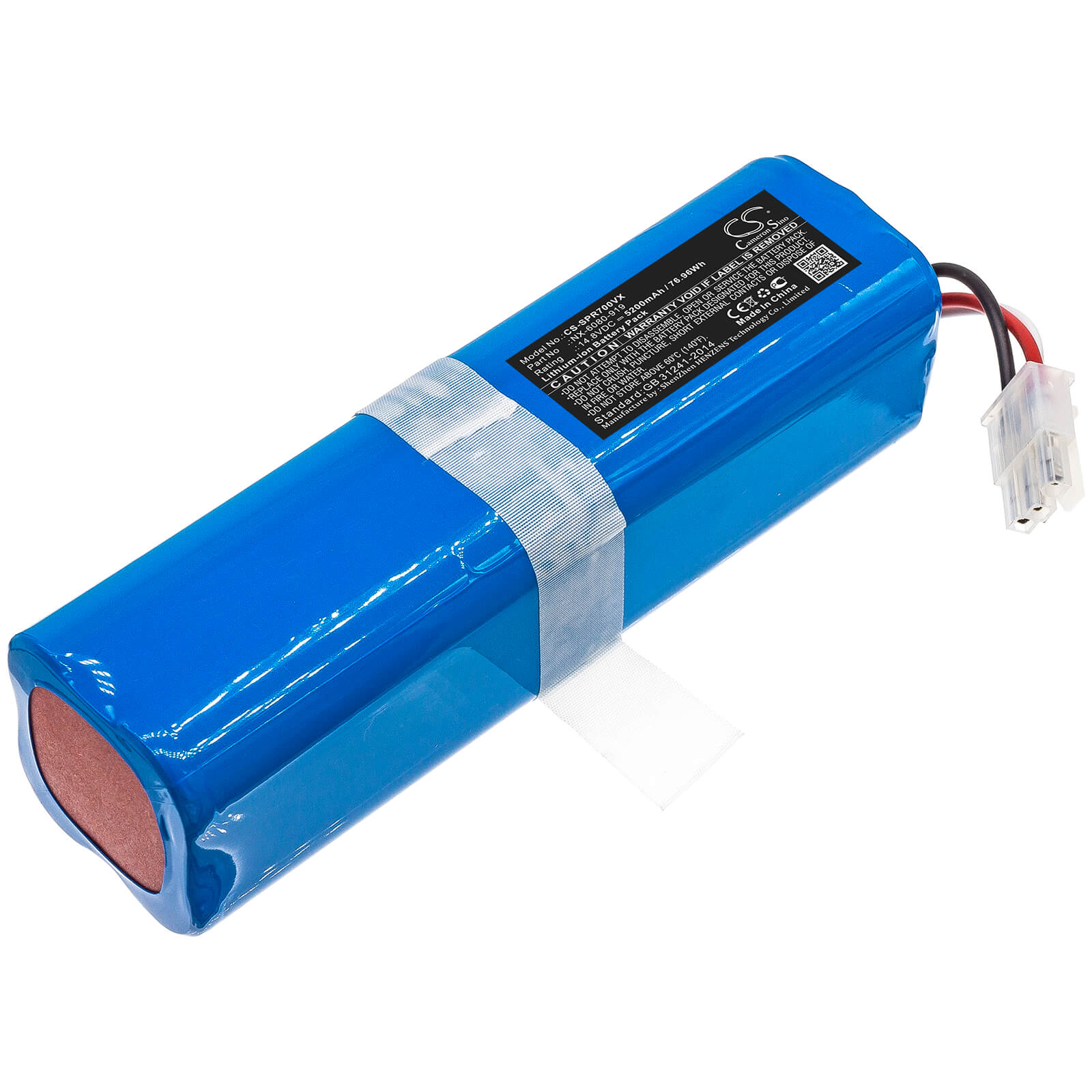 14.8V, 5200mAh, Li-ion Battery fits Sichler, Pcr-7000, 76.96Wh