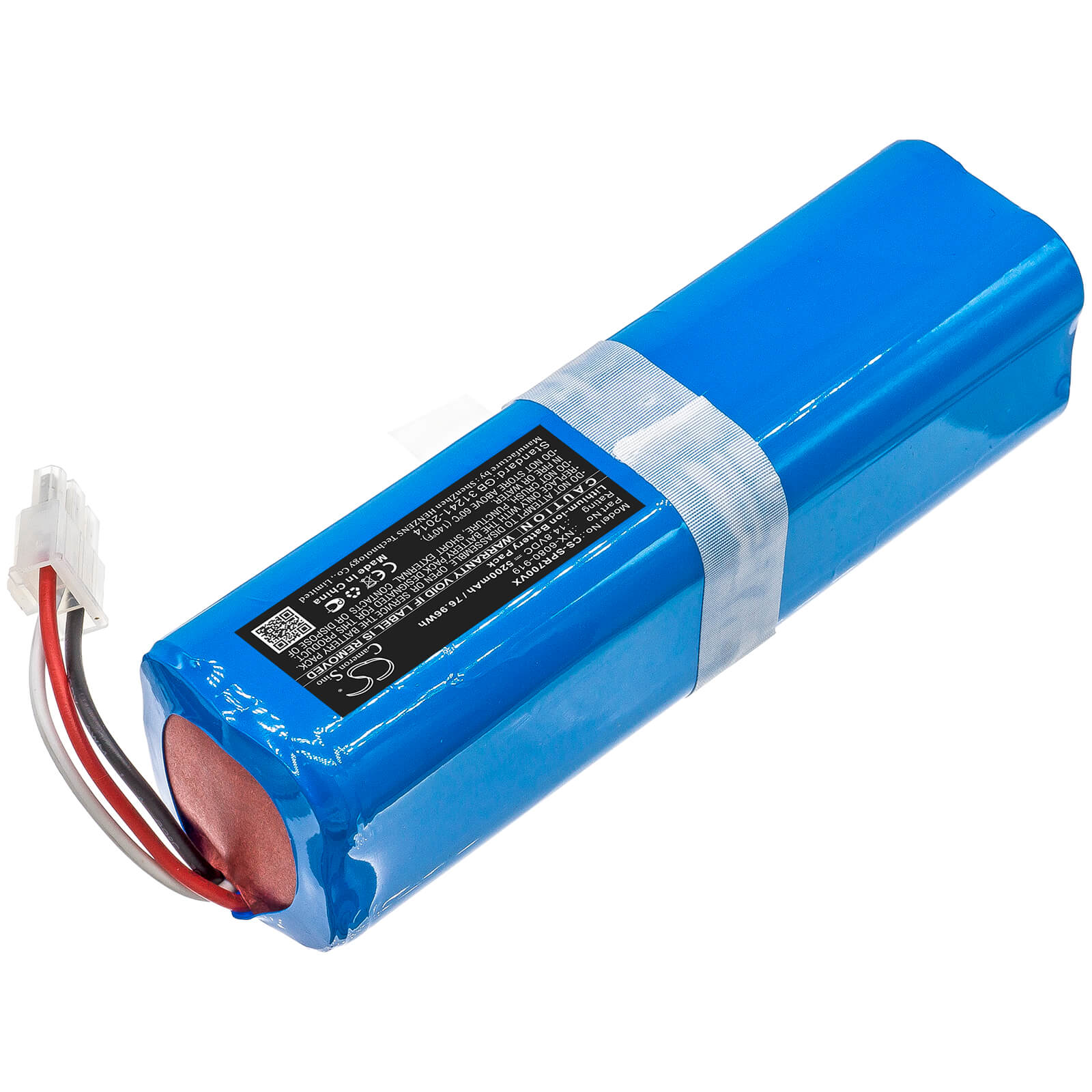 14.8V, 5200mAh, Li-ion Battery fits Sichler, Pcr-7000, 76.96Wh