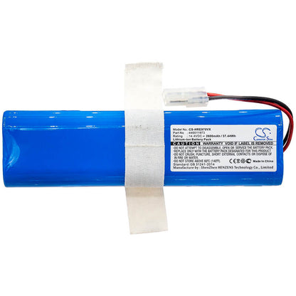 14.4V, 2600mAh, Li-ion Battery fits Hoover, Bh70970, Rogue 970 Robot Vacuum, 37.44Wh