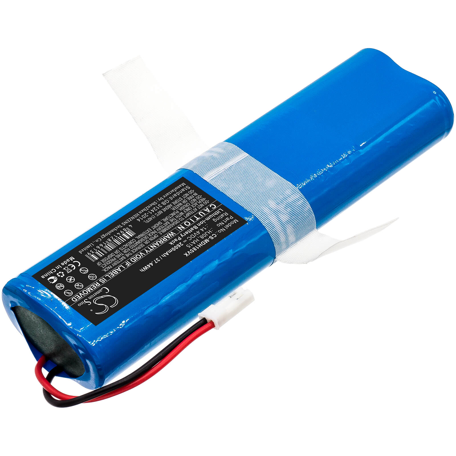 14.4V, 2600mAh, Li-ion Battery fits Medion, Md13202, Md18500, 37.44Wh