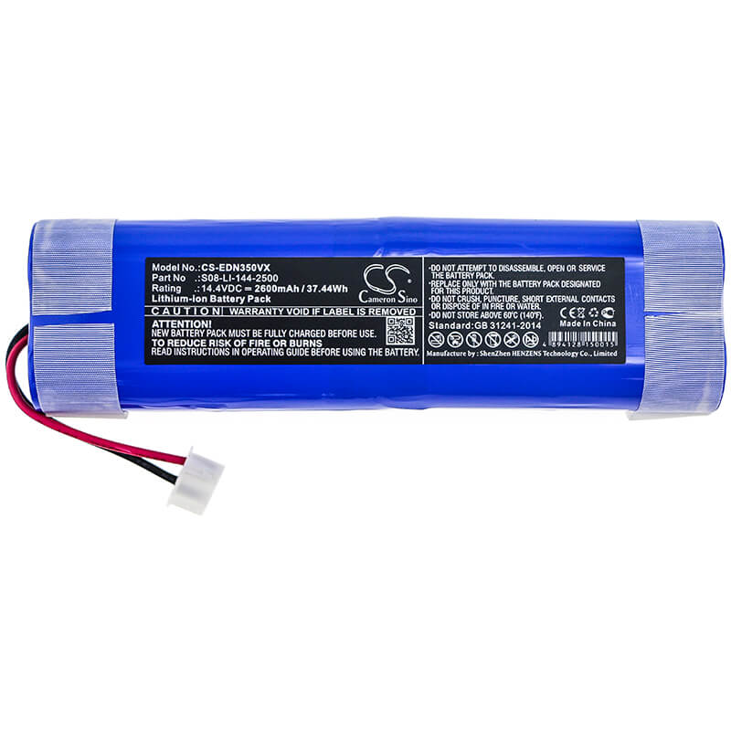 14.4V, 2600mAh, Li-ion Battery fits Ecovacs, Deebot Dj35, Deebot Dj36, 37.44Wh