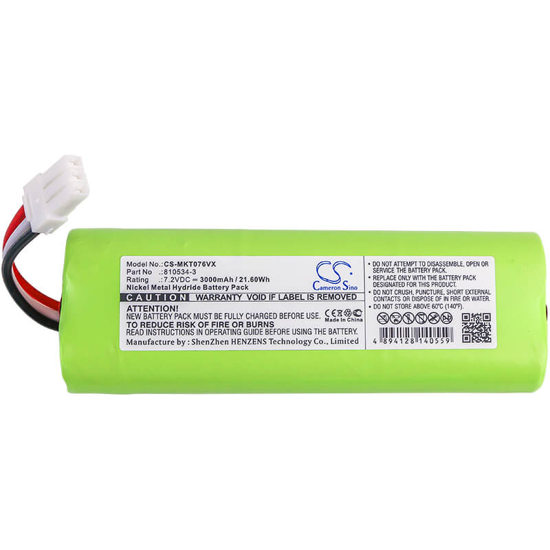 7.2V, 3000mAh, Ni-MH Battery fits Makita, 4046dw, 4075d, 21.6Wh