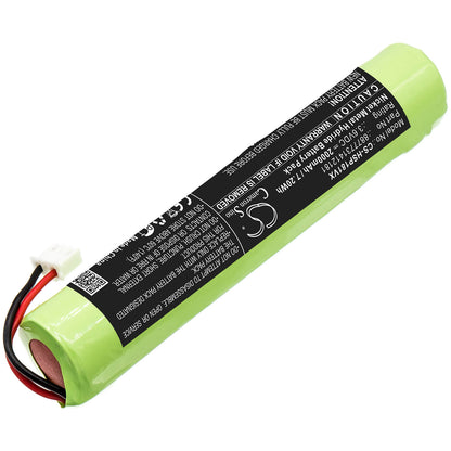 3.6V, 2000mAh, Ni-MH Battery fits Brush, Cleaner Mop, 7.2Wh