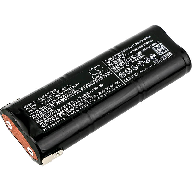7.2V, 3000mAh, Ni-MH Battery fits Makita, 4072d, 4072dw, 21.6Wh