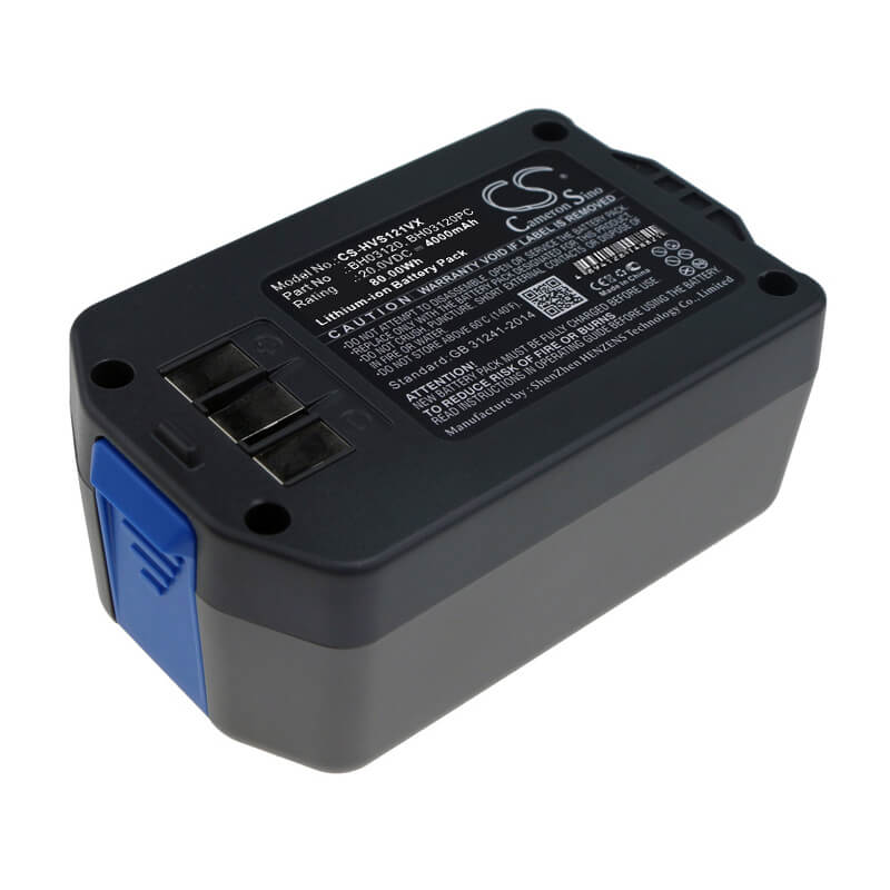 20.0V, 4000mAh, Li-ion Battery fits Hoover, 7350204042, Air Cordless 20 Volt Upright V, 80Wh