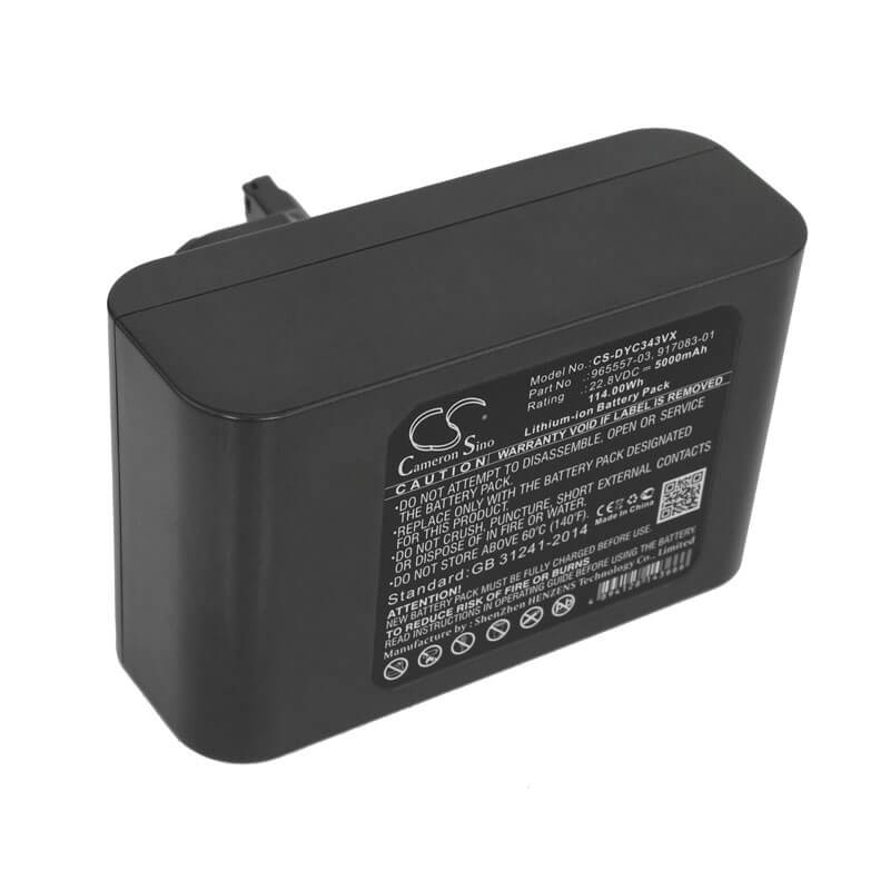 22.8V, 5000mAh, Li-ion Battery fits Dyson, Dc31 Animal, Dc34, 114Wh