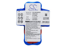 14.4V, 3000mAh, Ni-MH Battery fits Hoover, Hsv40, Hsv4007, 43.2Wh