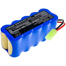12.0V, 2000mAh, Ni-MH Battery fits Rowenta, Rh5488, Rh8460wh / A 9-0, 24Wh