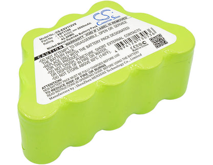 14.4V, 3000mAh, Ni-MH Battery fits Euro Pro, Navigator Freestyle Pro, Sv1106, 43.2Wh