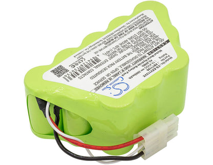 14.4V, 3000mAh, Ni-MH Battery fits Euro Pro, Navigator Freestyle Pro, Sv1106, 43.2Wh