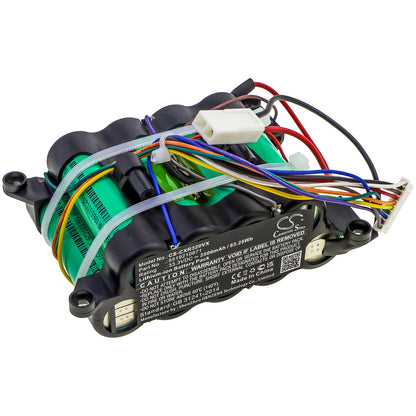 33.3V, 2500mAh, Li-ion Battery fits Delonghi, Colombina Xlr32, Colombina Xlr32led.bk, 83.25Wh