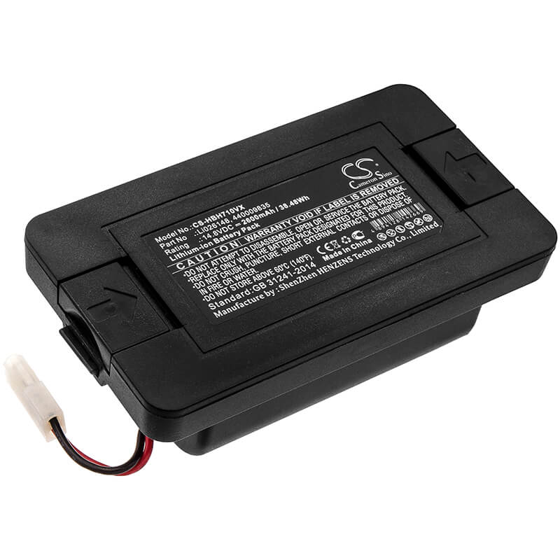 14.8V, 2600mAh, Li-ion Battery fits Hoover, Bh71000, Quest 1000, 38.48Wh