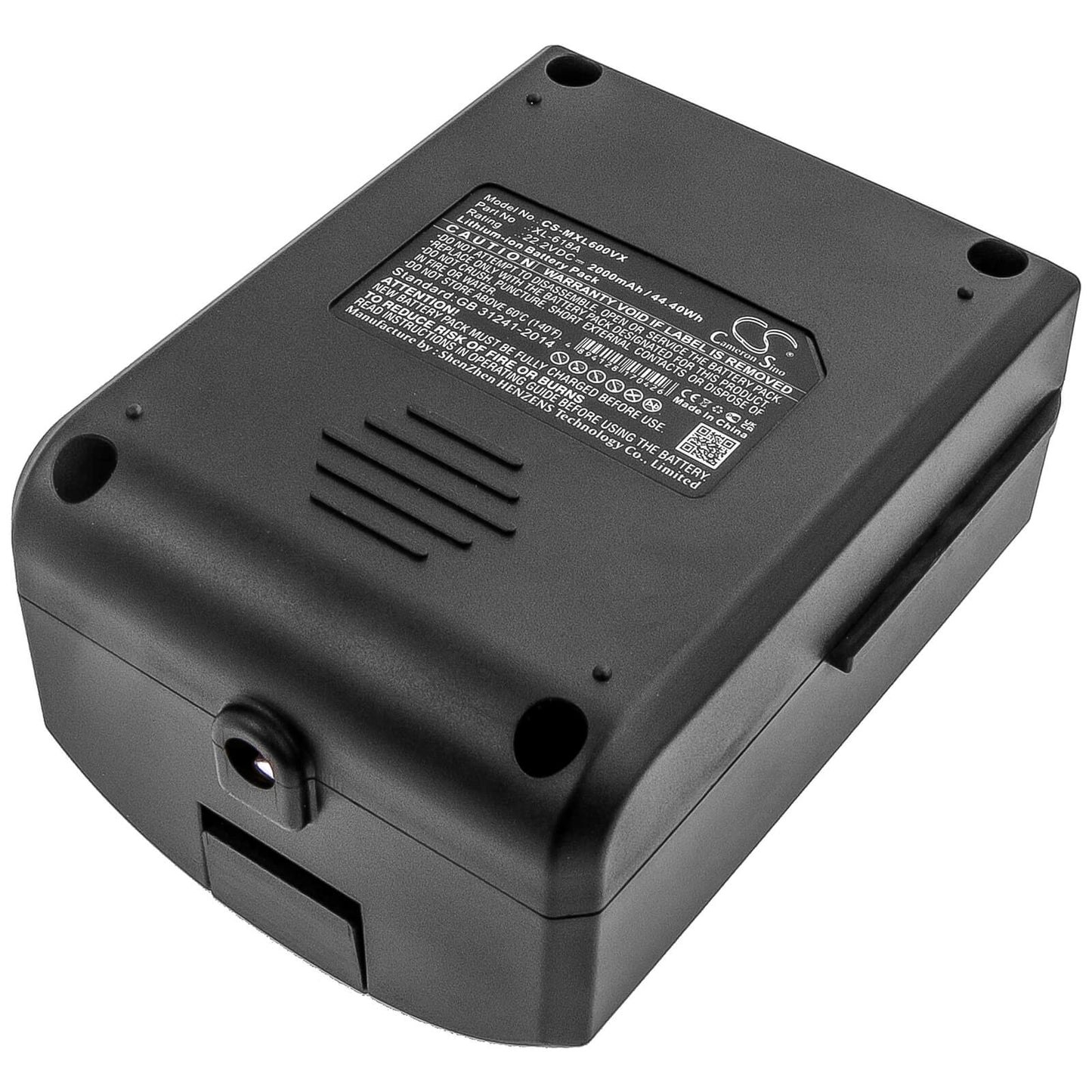 22.2V, 2000mAh, Li-ion Battery fits Moosoo, X6, 44.4Wh