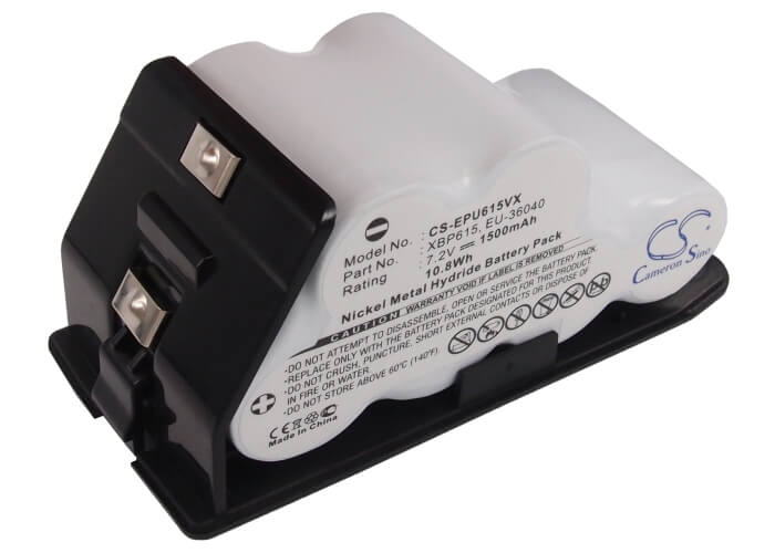 7.2V, 1500mAh, Ni-MH Battery fits Shark, Uv615, Uv615h, 10.8Wh