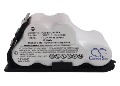 7.2V, 1500mAh, Ni-MH Battery fits Shark, Uv615, Uv615h, 10.8Wh