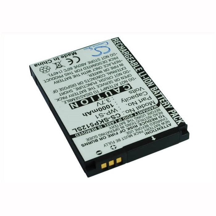3.7V, 1000mAh, Li-ion Battery fits Amoi, 8512, 3.7Wh
