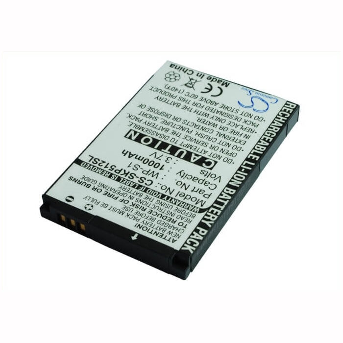 3.7V, 1000mAh, Li-ion Battery fits Amoi, 8512, 3.7Wh