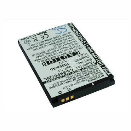 3.7V, 1000mAh, Li-ion Battery fits 3 Skype, Phone Wp-s1, 3.7Wh