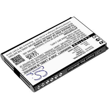 3.7V, 1100mAh, Li-ion Battery fits Unidata, Icw-1000g, 4.07Wh