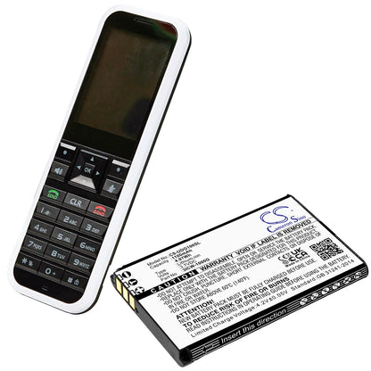 3.7V, 1100mAh, Li-ion Battery fits Unidata, Icw-1000g, 4.07Wh