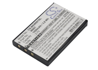 3.7V, 1050mAh, Li-ion Battery fits Belkin, F1pp000gn-sk, Wifi Phone, 3.885Wh