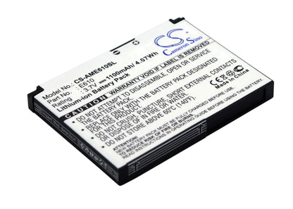 3.7V, 1100mAh, Li-ion Battery fits Amoi, E610, 4.07Wh