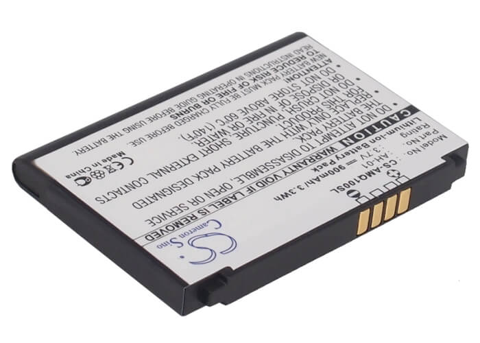 3.7V, 900mAh, Li-ion Battery fits Amoi, Inq1, Inq-1, 3.33Wh