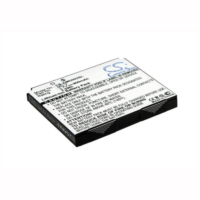 3.7V, 900mAh, Li-ion Battery fits Tim Onda, Brionvega N7010, 3.33Wh