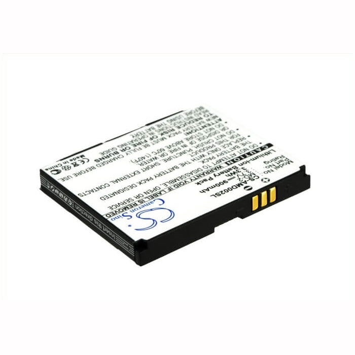 3.7V, 900mAh, Li-ion Battery fits Amoi, Md02, Md2, 3.33Wh