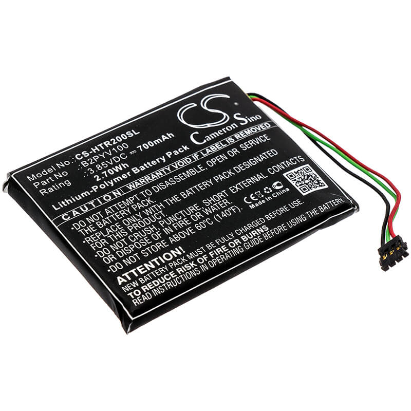 3.85V, 700mAh, Li-Polymer Battery fits Htc, Vive Tracker, 2.695Wh