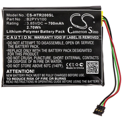 3.85V, 700mAh, Li-Polymer Battery fits Htc, Vive Tracker, 2.695Wh