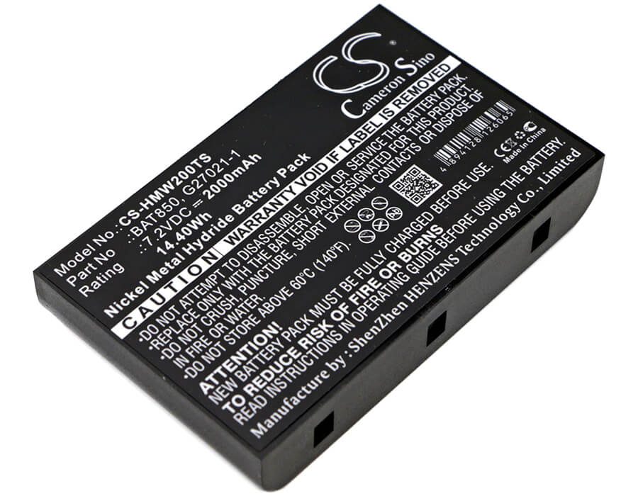 7.2V, 2000mAh, Ni-MH Battery fits Hme, Mb Base Stations, Mb100 Base Station, 14.4Wh