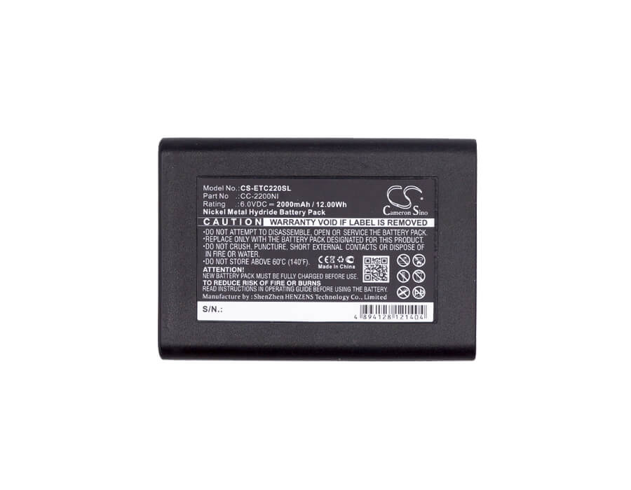 6V, 2000mAh, Ni-MH Battery fits Eartec, Comstar Com-center, Comstar Com-center Base Statio, 12Wh
