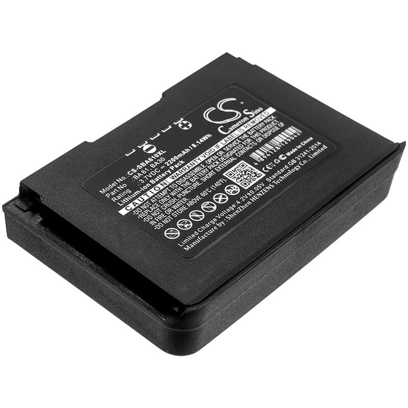 3.7V, 2200mAh, Li-ion Battery fits Sennheiser, Sk9000, Sk9000 Bodypack Transmitters, 8.14Wh