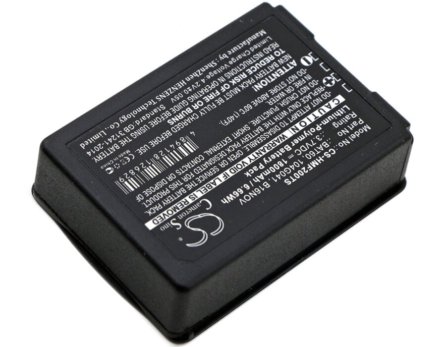 3.7V, 1800mAh, Li-Polymer Battery fits Clear-com, Freespeak Ii, 6.66Wh