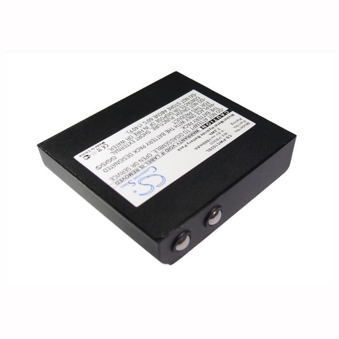 4.8V, 1500mAh, Ni-MH Battery fits Panasonic, Pb-900i, Wx-c1020, 7.2Wh