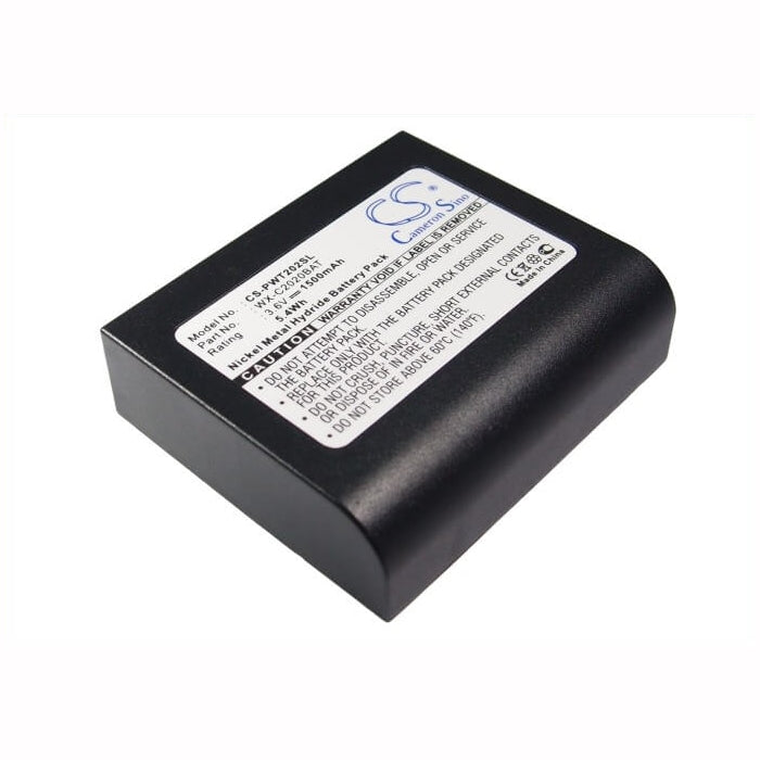 3.6V, 1500mAh, Ni-MH Battery fits Panasonic, Ultraplex Ii, Wx-ct2020, 5.4Wh